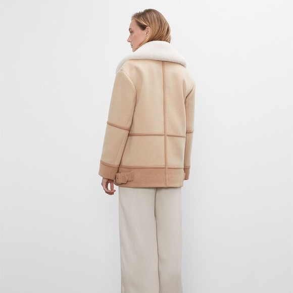 Brand new with tags Mixed Media Moto Jacket by Club Monaco. - Picture 4 of 6